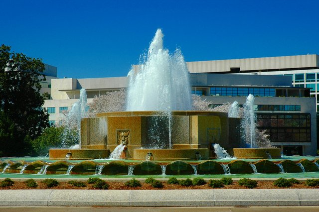 Fountain in Union Station Park