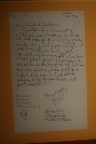 Letter in National Archives